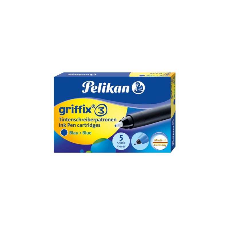 Pelikan Patrone für griffix® Tintenschreiber T1R · Etui mit 5 Patronen