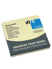 inFO notes Haftnotizen · 75 x 75 mm · gelb · 100 Blatt