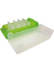 copy of helit · Lernkarteikasten · "the beebox" · DIN A8 · grün