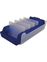 helit · Lernkarteikasten · "the beebox" · DIN A7 · blau