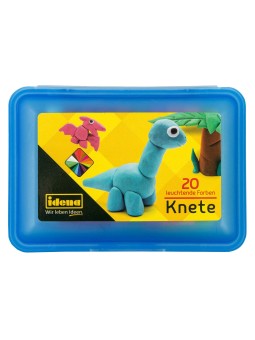 Idena Knetbox mit 20 Stangen Knete · sortiert