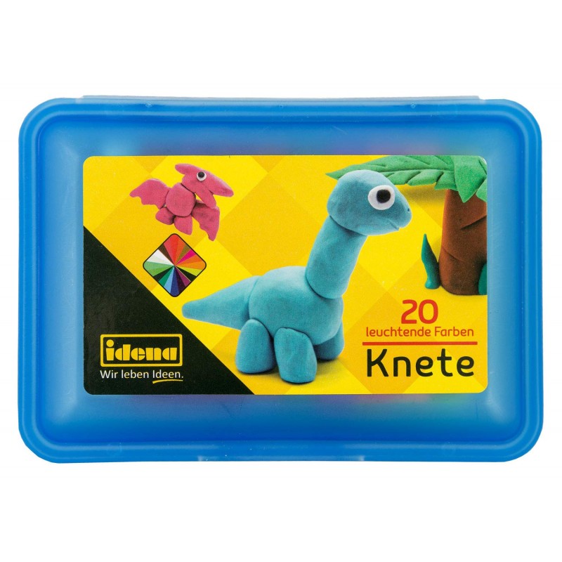 Idena Knetbox mit 20 Stangen Knete · sortiert