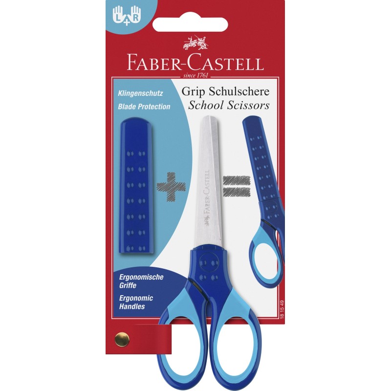 Faber-Castell Schulschere GRIP · blau