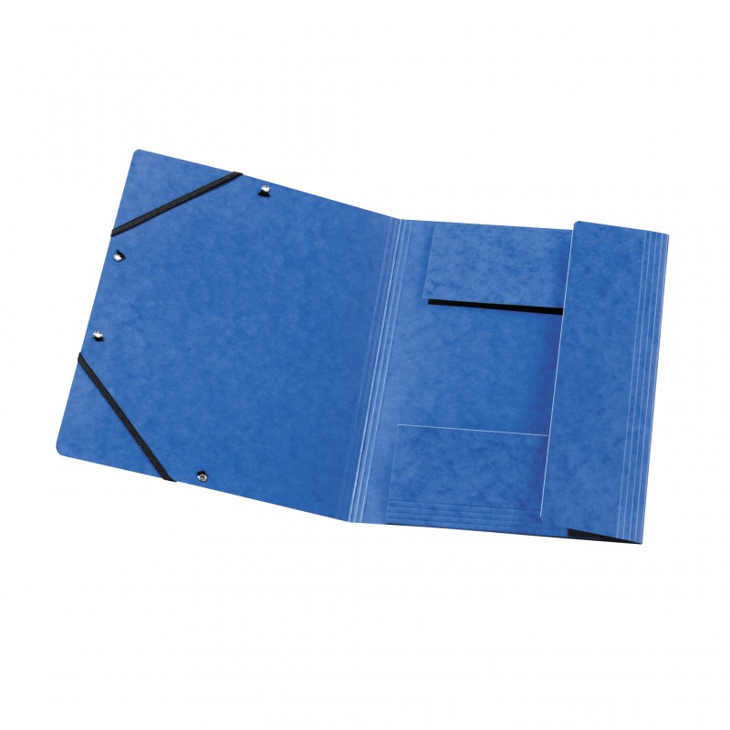 Herlitz Einschlagmappe / Jurismappe Colorspan · mit Gummizug · Colorspan-Karton, 355 g/qm · blau