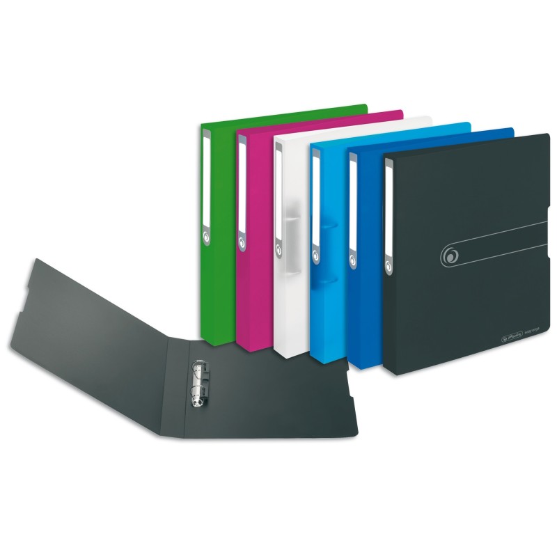 Herlitz Ringbuch · easy orga to go · A4 · breit · opak blau