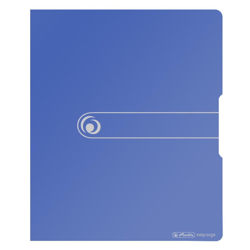 Herlitz Ringbuch · easy orga to go · A4 · breit · opak blau