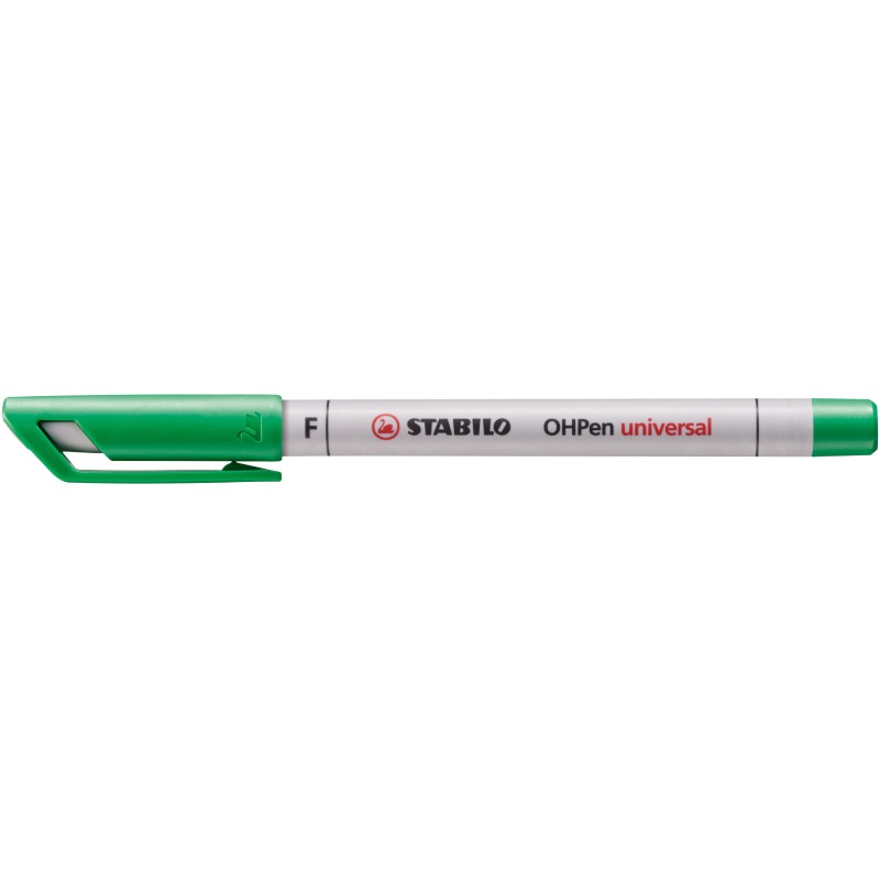 STABILO® Folienstift STABILO® OHPen universal · Fein (F) 0,7 mm · wasserlöslich · grün