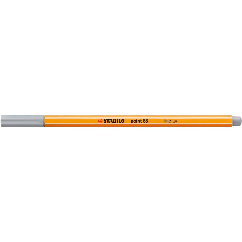 STABILO® Fineliner STABILO® point 88® · 0,4 mm · mittelgrau