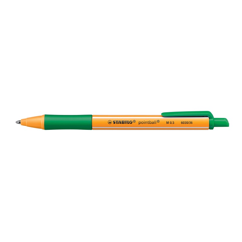STABILO® Kugelschreiber STABILO® pointball® · Druckmechanik · 0,5 mm · grün