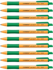 STABILO® Kugelschreiber STABILO® pointball® · Druckmechanik · 0,5 mm · grün