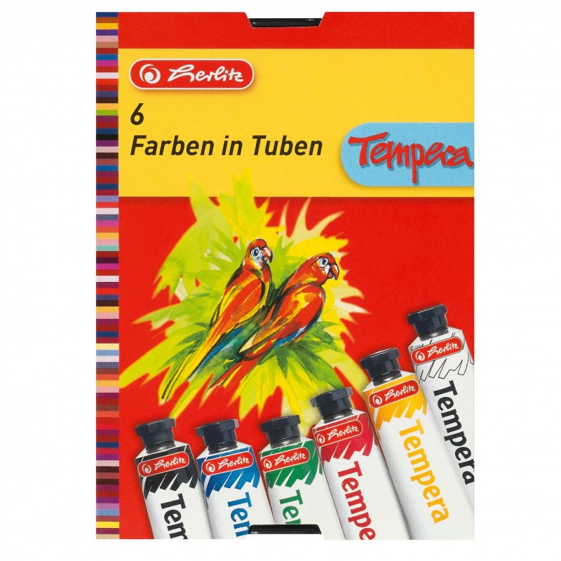 Herlitz Temperafarbe 10 Tuben 
