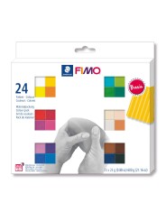 FIMO® soft ofenhärtende STAEDTLER® Modelliermasse - 24 Basic-Farben