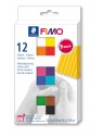 copy of FIMO® soft ofenhärtende STAEDTLER® Modelliermasse - Kartonetui mit 12 sortierten Basic-Farben, 12 Halbblöcke à 25g