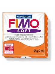 FIMO® soft ofenhärtende STAEDTLER® Modelliermasse - 57g - orange mandarine - 8020-42