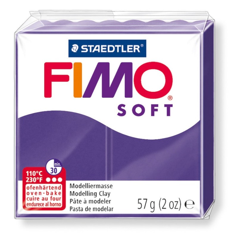 FIMO® soft ofenhärtende STAEDTLER® Modelliermasse - 57g - pflaume - 8020-63