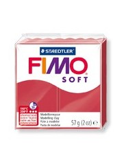 FIMO® soft ofenhärtende STAEDTLER® Modelliermasse - 57g - kirschrot - 8020-26
