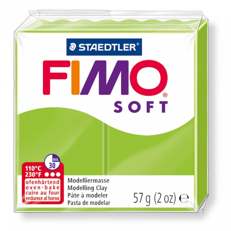 Fimo Soft Basisfarben Weiß Großblock 350g 