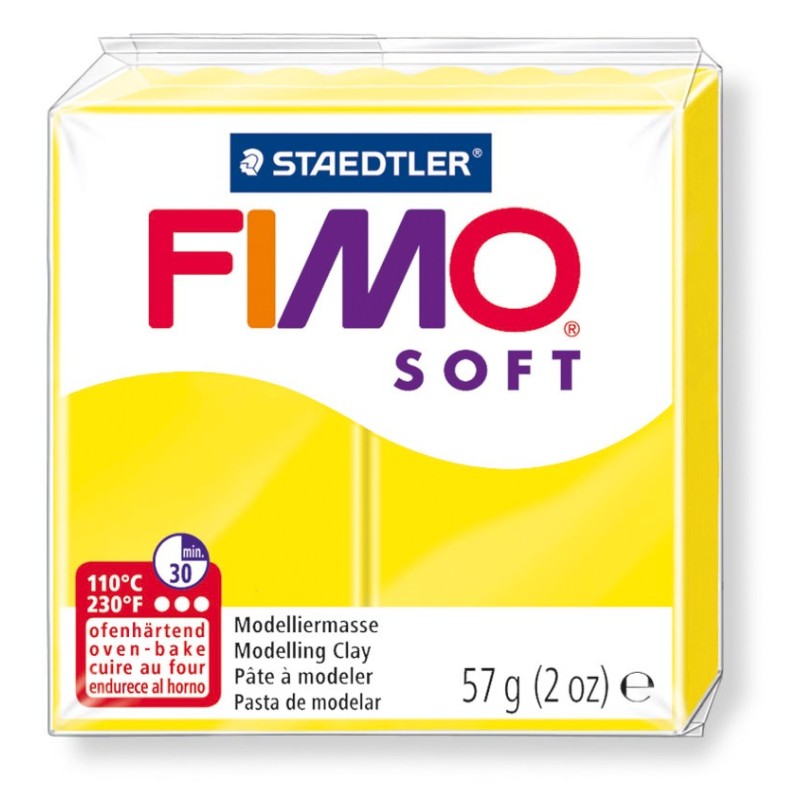 FIMO® soft ofenhärtende STAEDTLER® Modelliermasse - 57g - limone- 8020-10