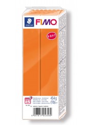 FIMO® soft ofenhärtende STAEDTLER® Modelliermasse - Großblock 454g - orange mandarine - 8021-42