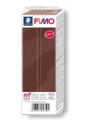 FIMO® soft ofenhärtende STAEDTLER® Modelliermasse - Großblock 454g - schoko - 8021-75
