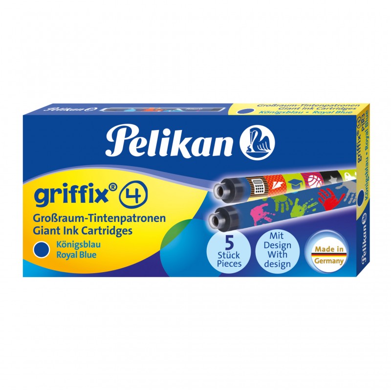 Pelikan Patrone für griffix® Füllfederhalter · Etui mit 5 Patronen