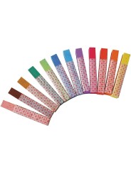 Herlitz bunte Tafelkreiden · 12 Einzelfarben ·  8648206