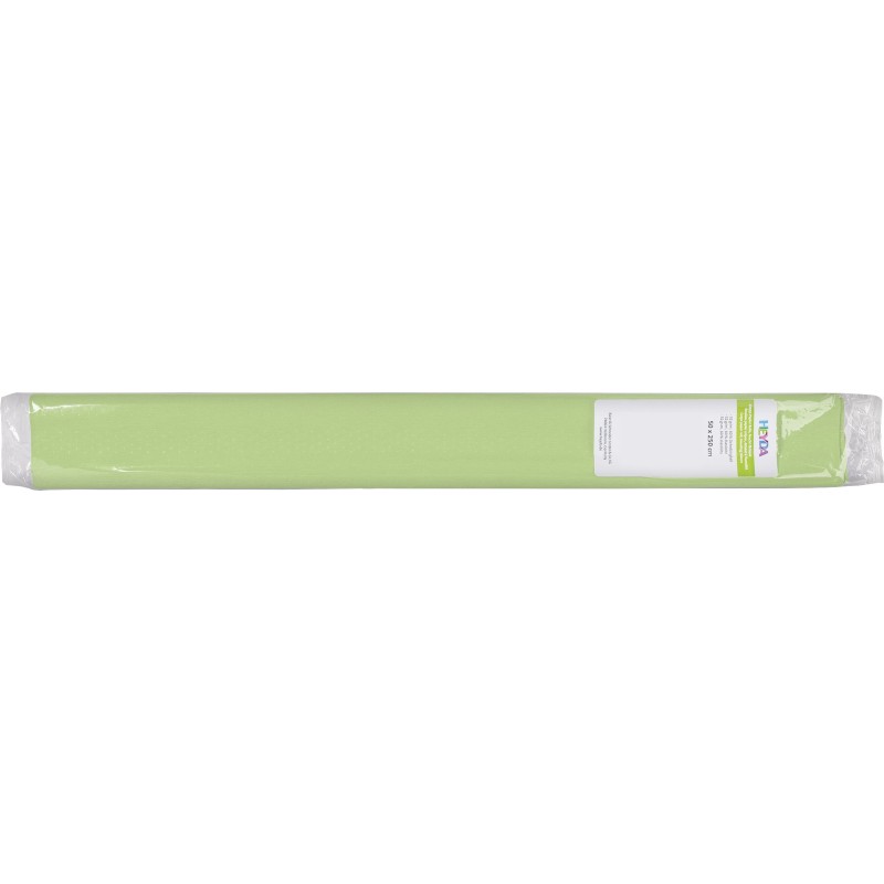 heyda Krepppapier · Bastelkrepp · 50 x 250 cm · maigrün · feuchtfärbend