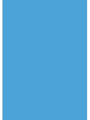 heyda Krepppapier · Bastelkrepp · 50 x 250cm · himmelblau · feuchtfärbend
