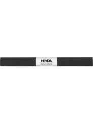 heyda Krepppapier · Bastelkrepp · 50 x 250cm · schwarz · farbfest