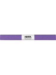 heyda Krepppapier · Bastelkrepp · 50 x 250cm · hellviolett · farbfest