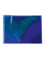 HERMA Heftschoner · PP·  A5 quer · transparent -blau