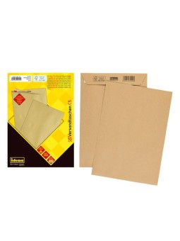 idena Briefumschlag, Versandtasche C5 · mit Haftklebung · braunes Recycling-Papier · 10 Stück