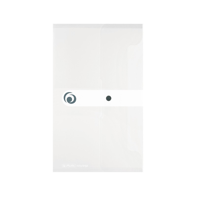 Herlitz Dokumententasche · easy orga to to · für DIN lang · transparent · mit Druckknopfverschluss