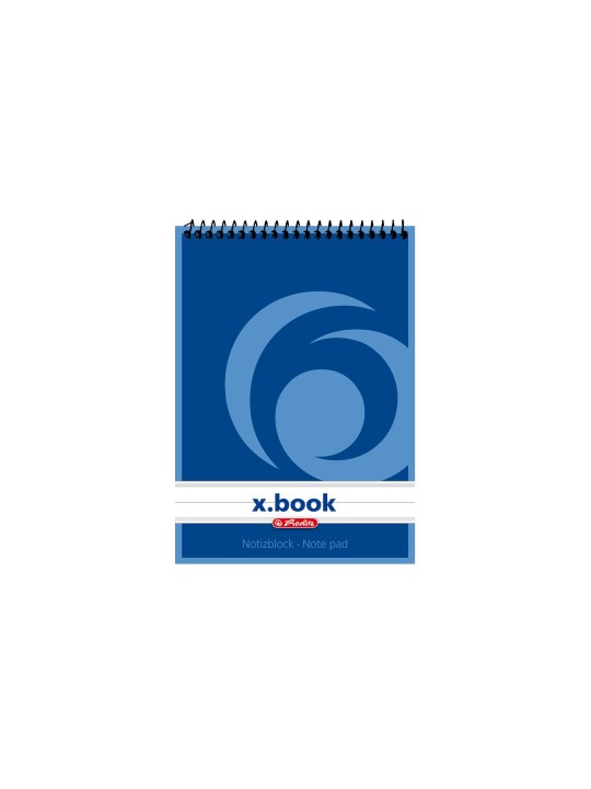 herlitz Spiralnotizblock · DIN A5 · 50 Blatt · liniert