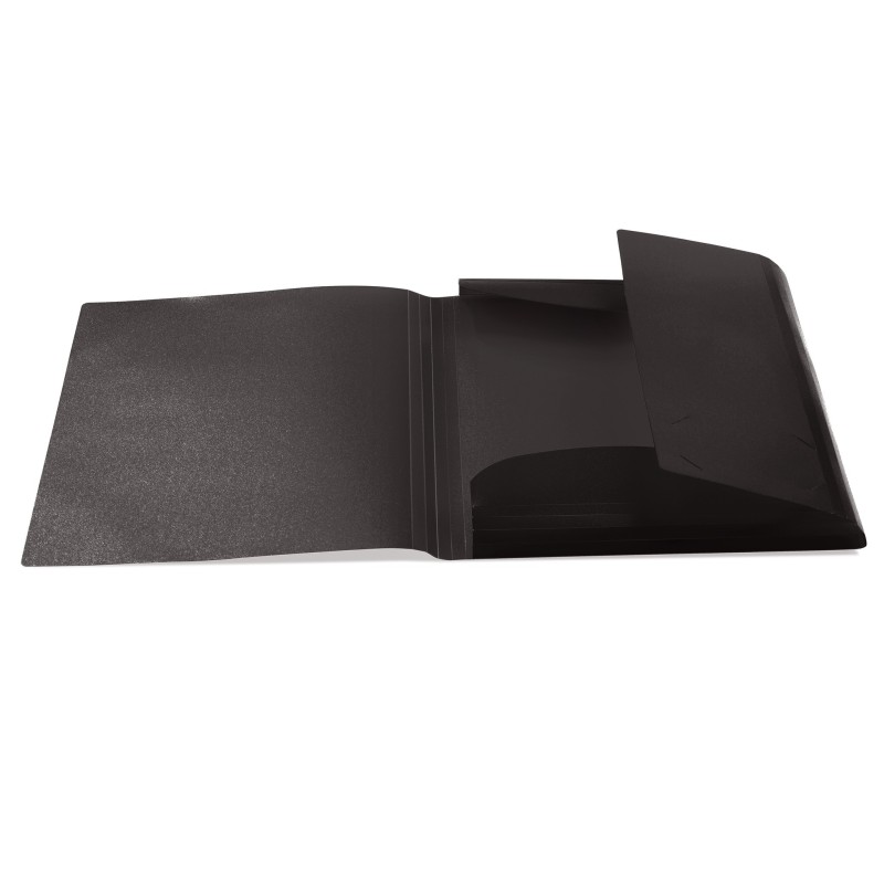 HERMA Sammelmappe · DIN A4 · transzulent · schwarz