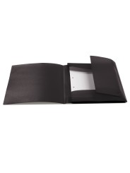 HERMA Sammelmappe · DIN A4 · transzulent · schwarz