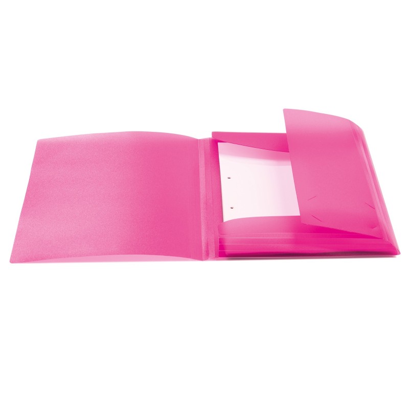 HERMA Sammelmappe · DIN A4 · transzulent · rosa / pink  / fuchsia