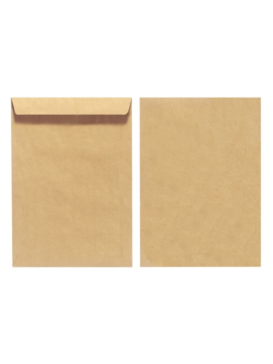 Herlitz Versandtasche C4 · mit gummierter Klappe ·  braun · 10 Stück