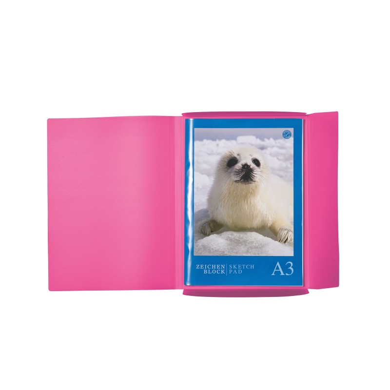 HERMA Sammelmappe · DIN A3 · transluzent · pink