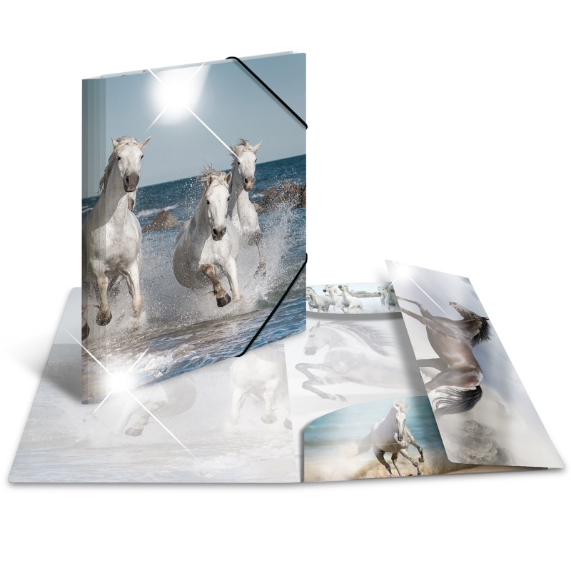 HERMA Sammelmappe · A4 · PP · Glossy Tiere · Pferde
