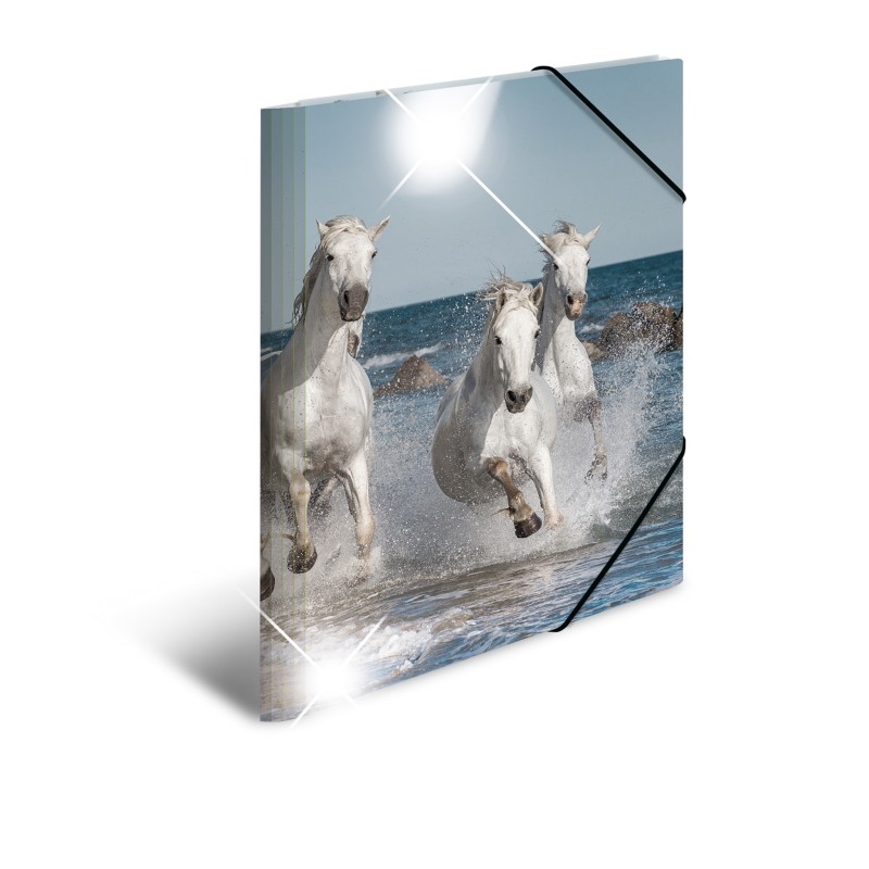 HERMA Sammelmappe · A4 · PP · Glossy Tiere · Pferde