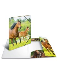 HERMA Kunstmappe Sammelmappe · A3 · PP · Tiere · Pferde