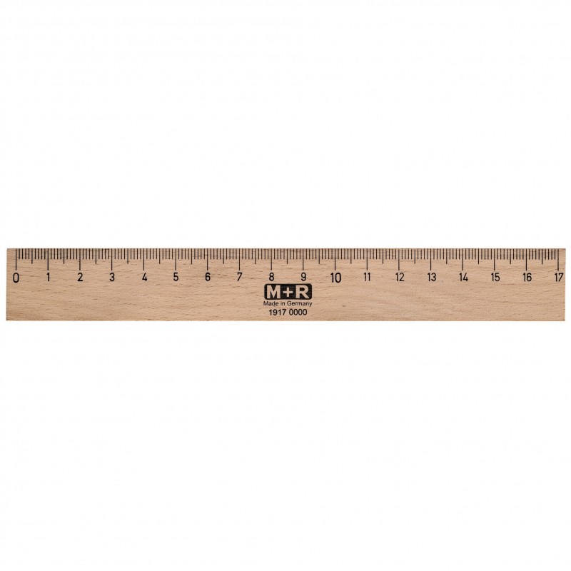 M+R Lineal · 17 cm · Holz · Buche