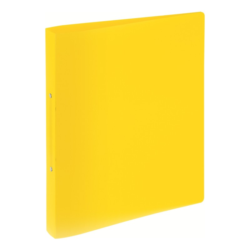Pagna Ringbuch · DIN A4 · 25mm Ringdurchmesser · 2 Ringe · transparent · gelb