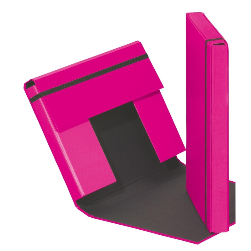 Pagna Sammelbox · Heftsammler für A4 · 4 cm ·  pink · dunkelrosa