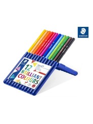 STAEDTLER® Buntstifte ergo soft® Farbstift · 3 mm · aufstellbare Box mit 12 Farben
