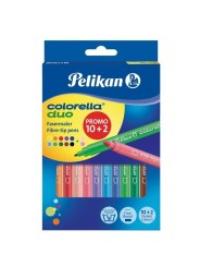copy of Pelikan Fasermaler Colorella® duo C 407/12 · sortiert · 12 Farben