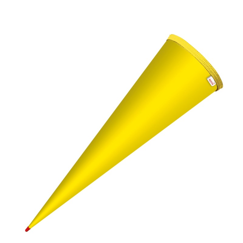 Schultütenrohling · bunt · Standardgröße · 70 cm · stabile Holz-Spitze