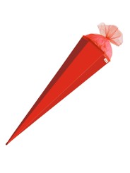 Zuckertütenrohling · bunt · groß · 85 cm · 6eckig · verstärkte Spitze