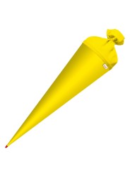 Roth Schultütenrohling · mit Filzverschluss · 70cm · gelb